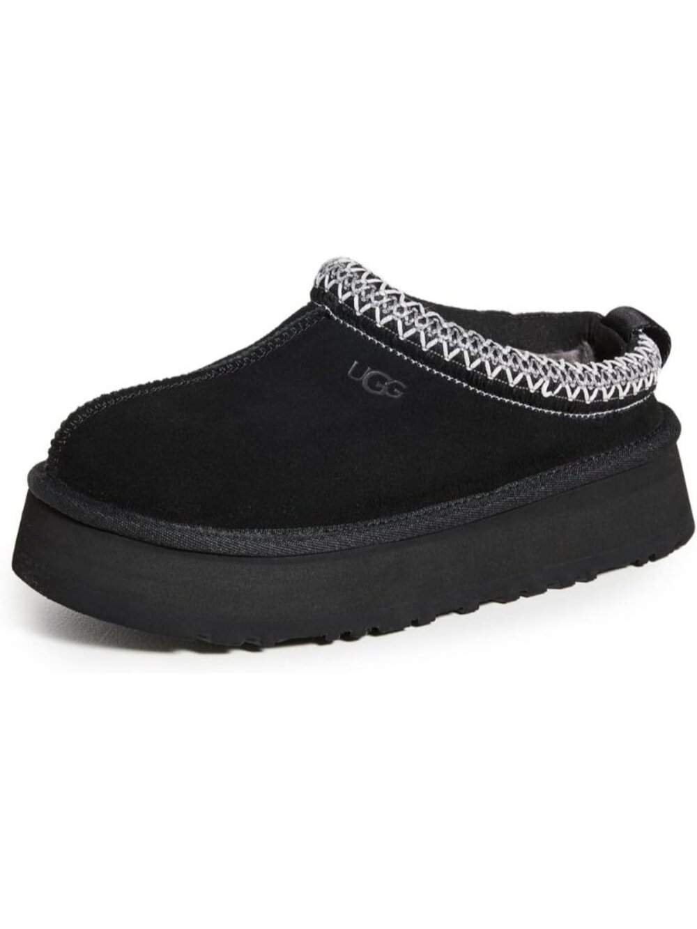 Ugg Women's Black Closed Toe Platform Heel Imported Suede Tazz Ii Shoes